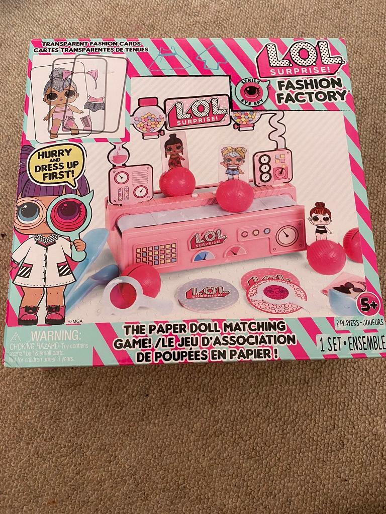 lol surprise factory game